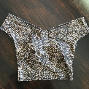 ISO cheetah print Kortni Jeane swim top